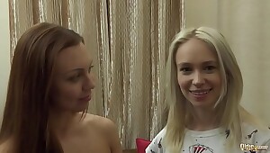 Beauteous and Gloom Teens In Old Young Threesome Fucked Unconnected with Grandpa Cock