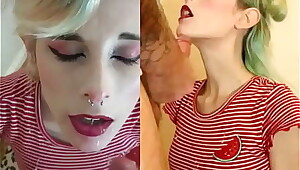 Sammy Splosion multi point of view cum facial